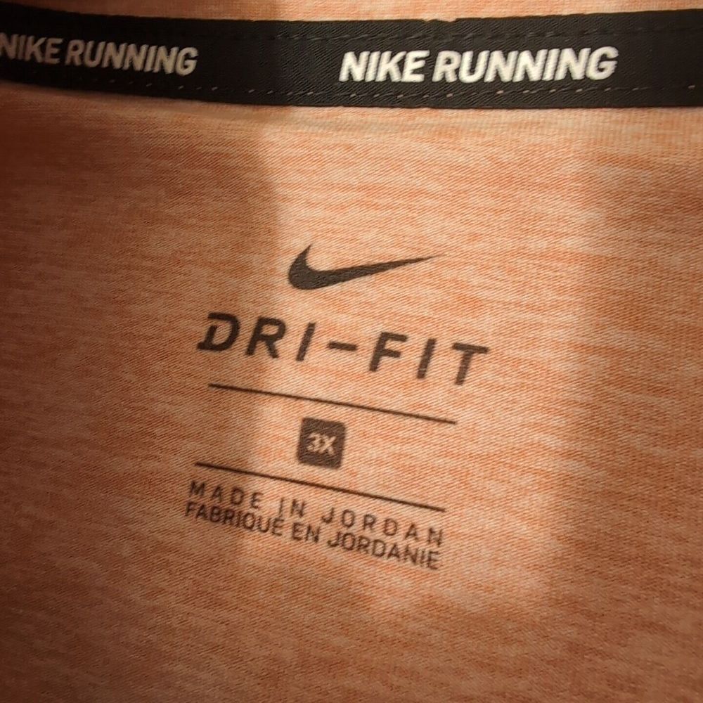 Nike Element Wmns 1/2-Zip Running Top heather Pink Size 3X CU3220 Thumb Holes - Picture 3 of 8